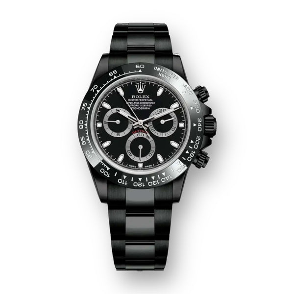 Preowned Rolex Cosmograph Daytona Black Oyster Bracelet Watch