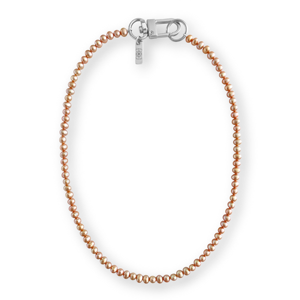 Cultured Golden Freshwater Pearl Men’s Necklace