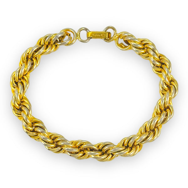 Vintage NAPIER Chunky Rope Bracelet