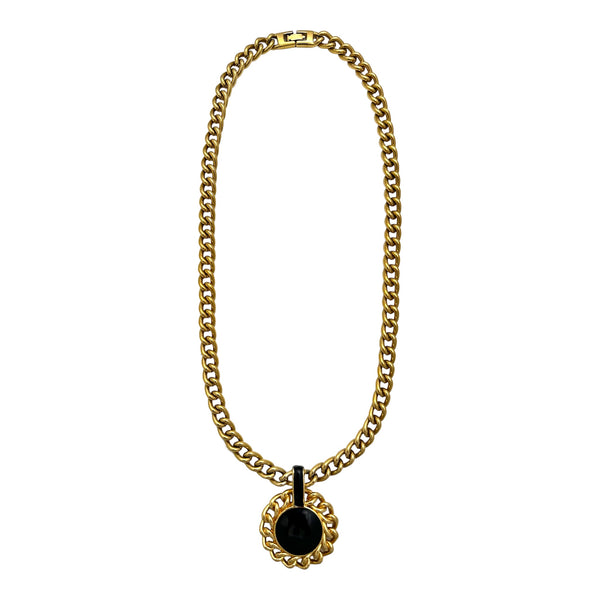 Vintage YSL Yves Saint Laurent Enamel Moroccan Arabesque Necklace and  Earring Set – Recess