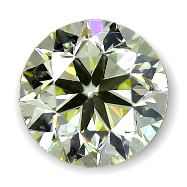 0.71ct Round Fancy Yellow VS Brilliant Cut Loose Diamond