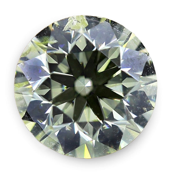 1.01ct Yellowish SI1 Round Shape Brilliant Full Cut Loose Diamond