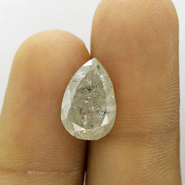6.02ct Pear I3 Brilliant Cut Loose Diamond