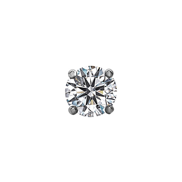 1.50tcw Round Diamonds in 14K White Gold Solitaire Stud Earrings