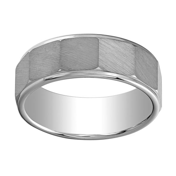 Ezekiel Tungsten Carbide Men's Wedding Eternity Ring